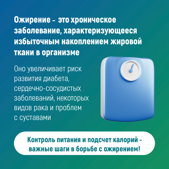 Неделя популяризации подсчета калорий.